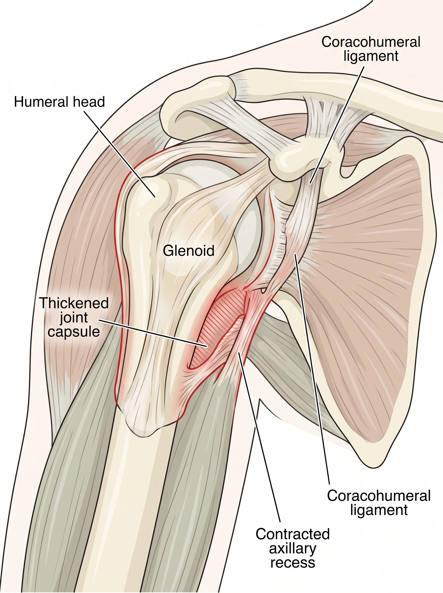 Medical illustration of Frozen Shoulder