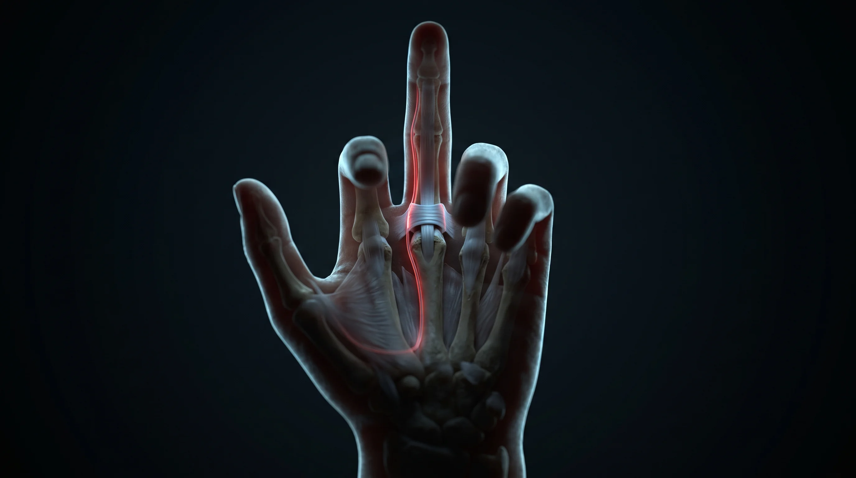 Medical illustration of Trigger Finger Release